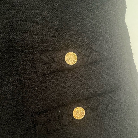 PRETTYGARDEN NWT Women's Tweed Short Dress Crewneck Short Sleeve Mini size S - Picture 4 of 9